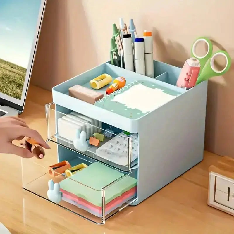 Rabbit Handle Clear Desk Organizer | Office & Home Storage – Rs 999 House Holds ZauqRoz 