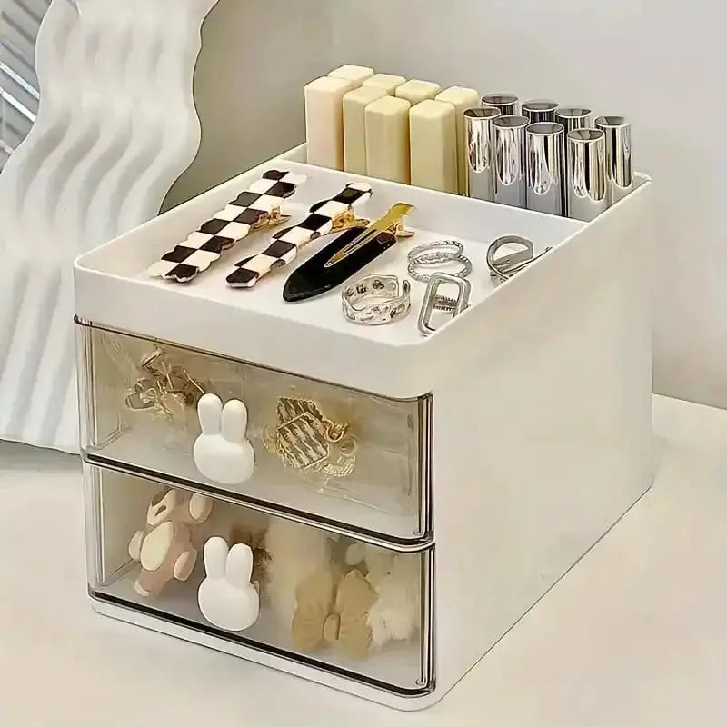Rabbit Handle Clear Desk Organizer | Office & Home Storage – Rs 999 House Holds ZauqRoz 